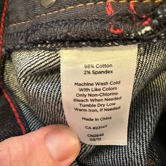 Talbots Curvy Boot Jeans Dark Wash Size 14WP - Picture 5 of 5